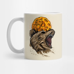 angry bear moon Mug